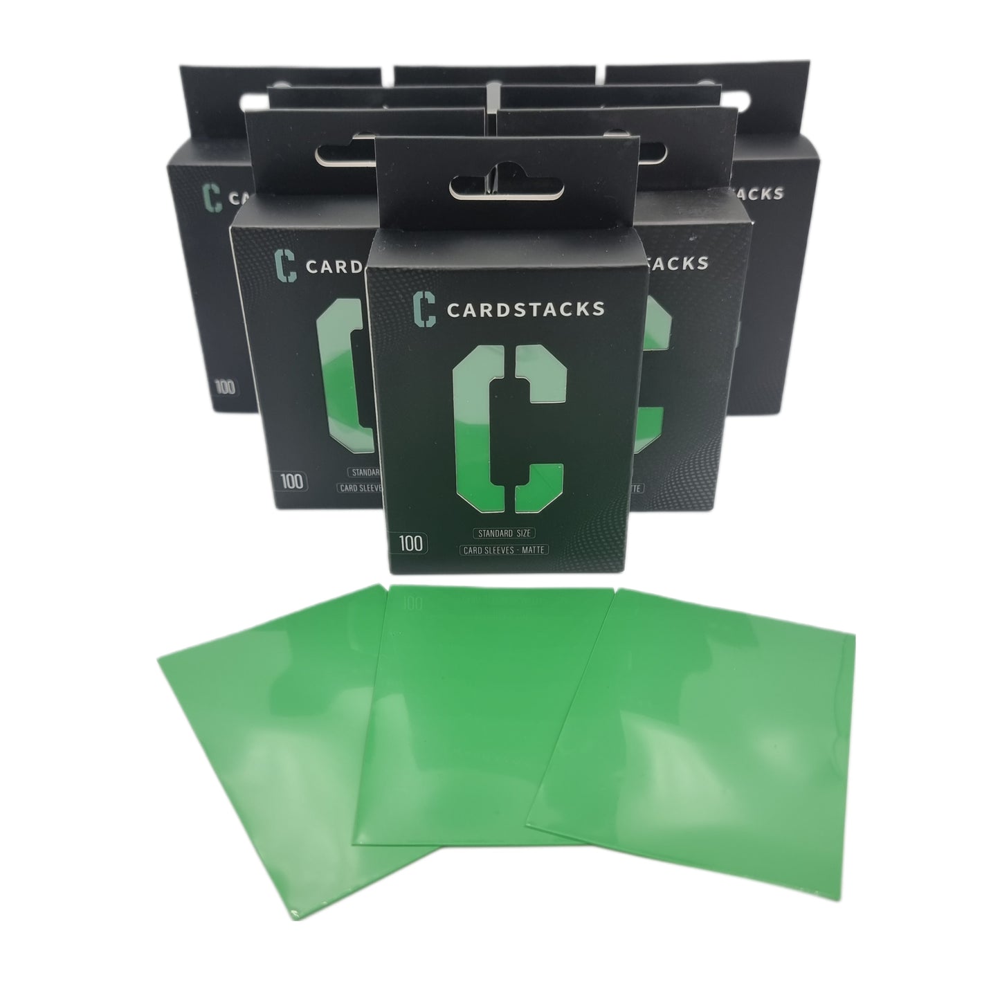 Matte Sleeves Groen Voordeelpakket (800 Sleeves)