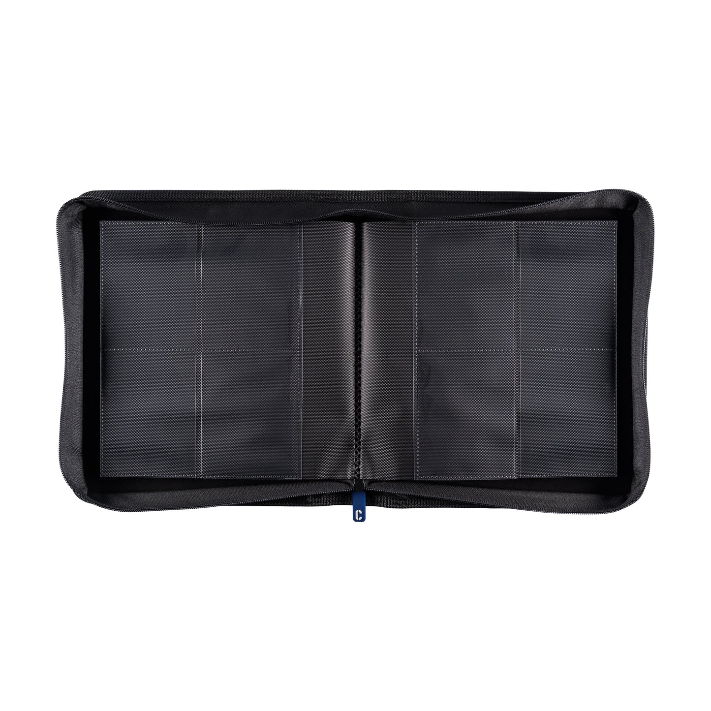4-Pocket Toploader Binder Blauw
